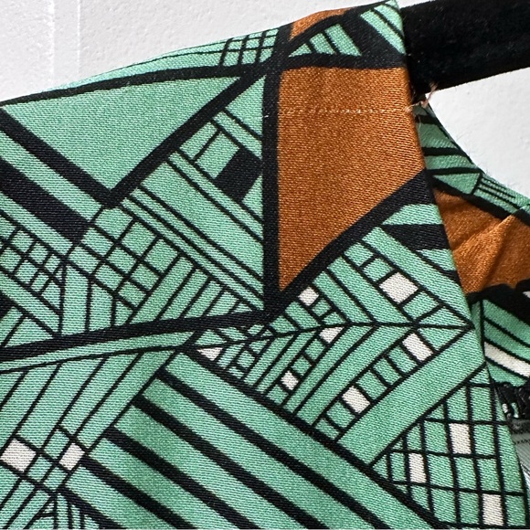 NWT Uncle Frank Retro Print Shift Dress Small 100% Cotton Made in USA - Picture 12 of 13